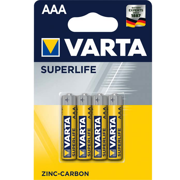 Slika Baterija STANDARDNA 1.5V R03 Superlife Varta AAA
