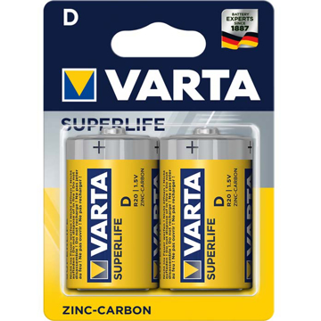 Picture of Baterija STANDARDNA R20 Superlife-Varta 1.5V