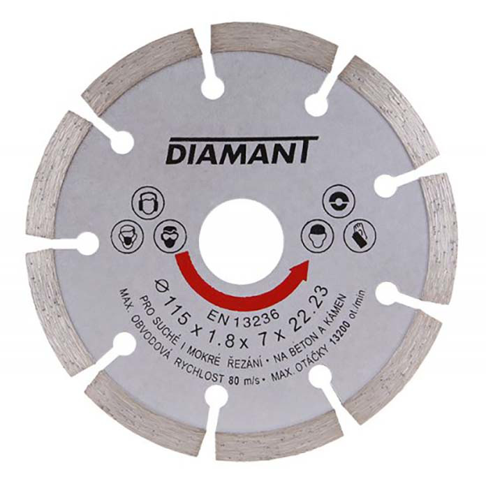 Slika Rezna ploča Diamant segment Ø 115  (77.017) 21111