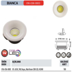 Slika LED rozetna BIANCA 3 W 4200 k BELA