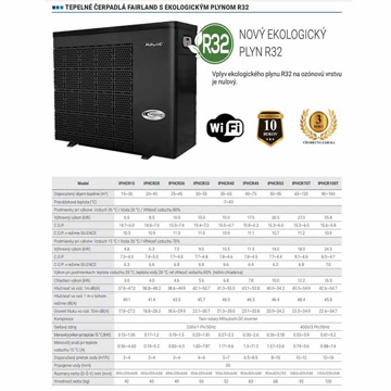 Slika Toplotna pumpa za bazen Fairland Inverter Plus IPHCR40 17 kW (35–65 m³)