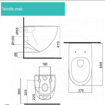 Slika WC šolja sa WC daskom (soft close) – FLUENTA Rimless   A