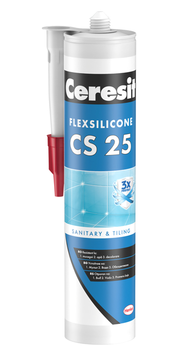 Slika Ceresit CS 25 sanitarni silikon antracit 280 ml