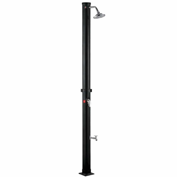 Solarni tuš PVC Nero 20L CY-S8010S sa rezervoarom, mešačem i nožnom slavinom za spoljašnju upotrebu