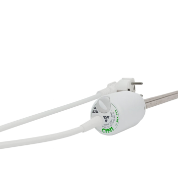 Slika CINI Mek električni grejač 1/2" 1.5 kW beli