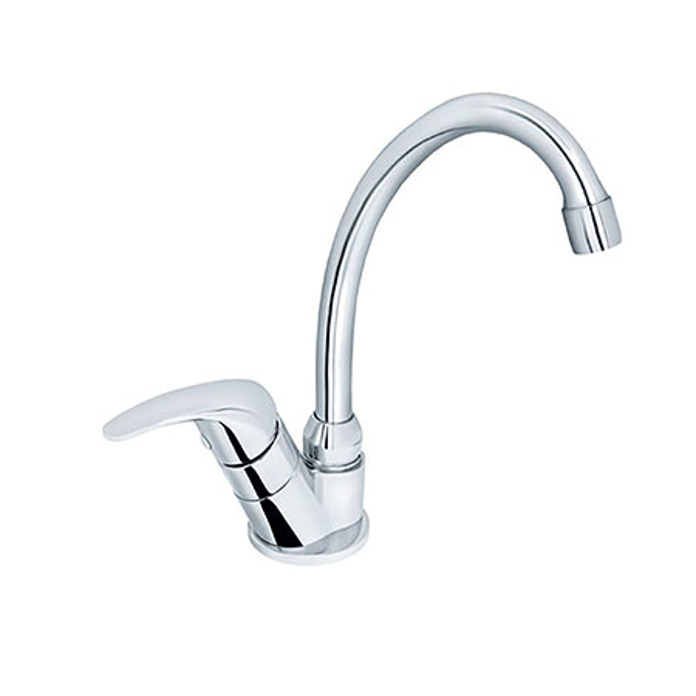 Slika Baterija PERLA za hladnu vodu stojeća izliv 130 mm 531130