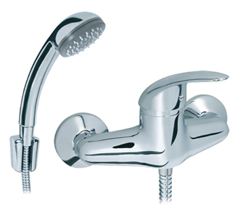 Slika Baterija KING za tuš kadu sa ručnim tušem zidna jednoručna 371001