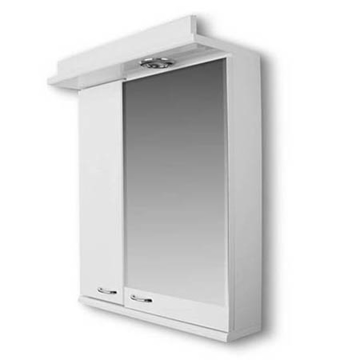 Slika Ogledalo 2/1 45 belo SS203