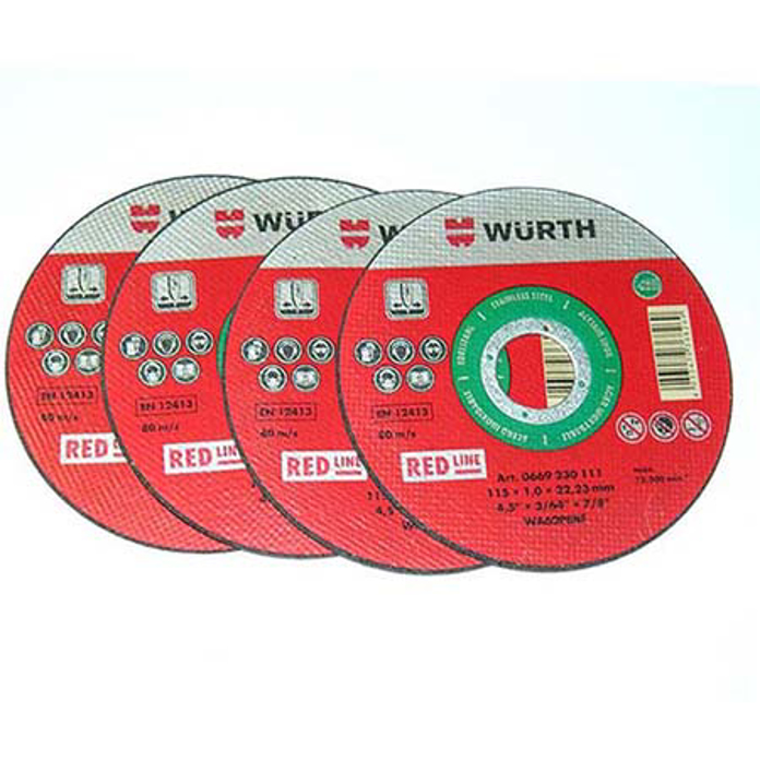 Slika Rezna ploča WURTH RED LINE za inox 115 x 1,0 x 22,23 mm