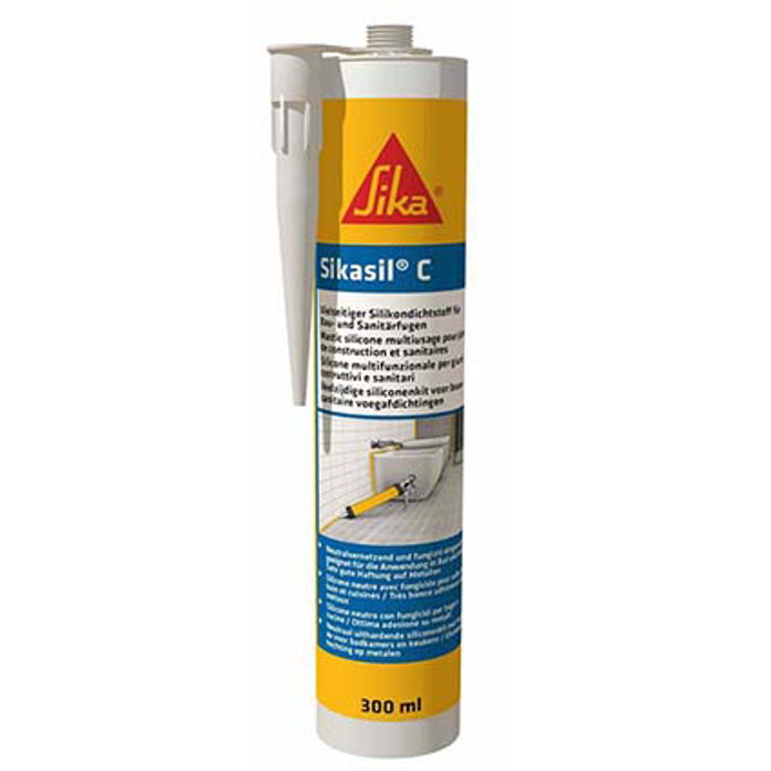Slika Sika Sikasil-C transparentni silikon 300 ml