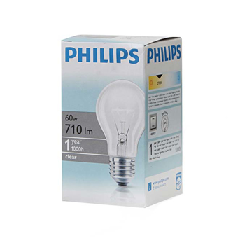 Slika Sijalica bistra Philips E27  60 W