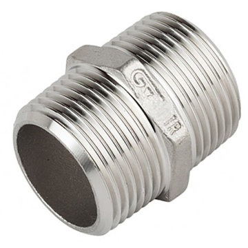 Slika Prohromski dupli nipli 3/4" INOX AISI 316