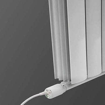 Slika CINI Mek električni grejač 1/2" 0.6 kW beli