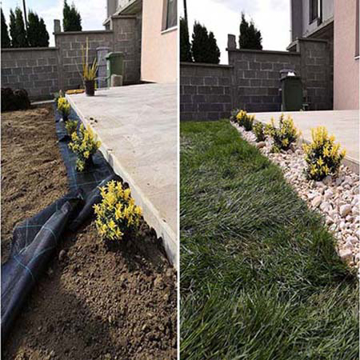 Slika Agrotekstil 1.05 m crni – prostirka za suzbijanje korova