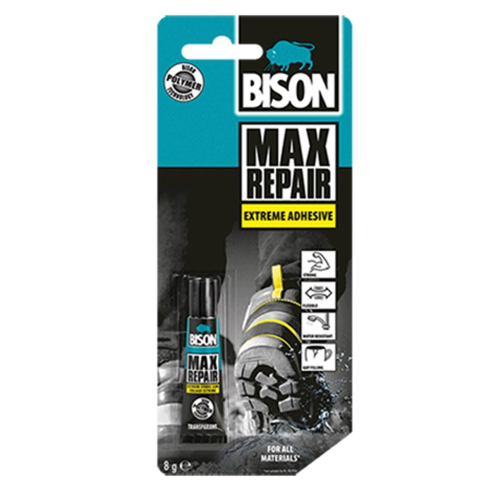 Bison Max Repair univerzalni providni lepak za snažne i fleksibilne popravk