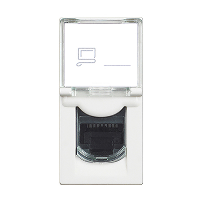 Slika Bticino Classia računarska utičnica RJ45 UTP Cat 5e 1M bela RW4279C5E