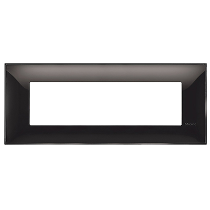 Slika Bticino Classia okvir 7M za doznu 506E/BP506N crni saten (mat) R4807BG