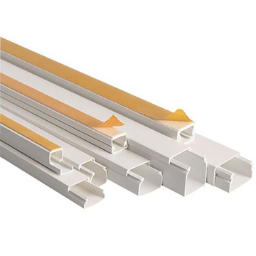 Slika Kanalica kablovska PVC samolepljiva 12x12x2000 bela