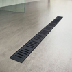 Slika Tuš kanalica APZ10 BLACK 750 mm crna mat sa perforiranom rešetkom Alca