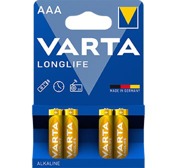 Picture of Baterija ALKALNA 1.5V LR03 LONGLIFE  Varta