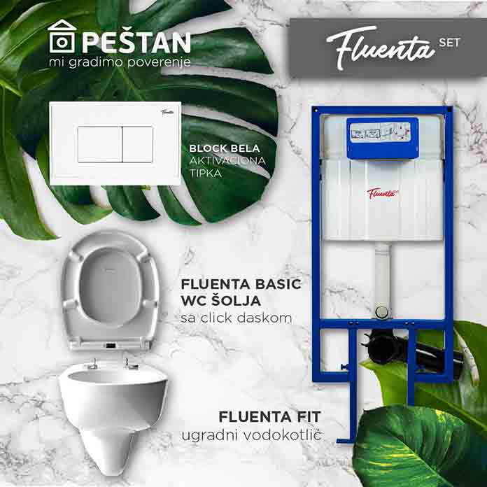 Picture of Ugradni vodokotlić SET – FLUENTA FIT – Peštan