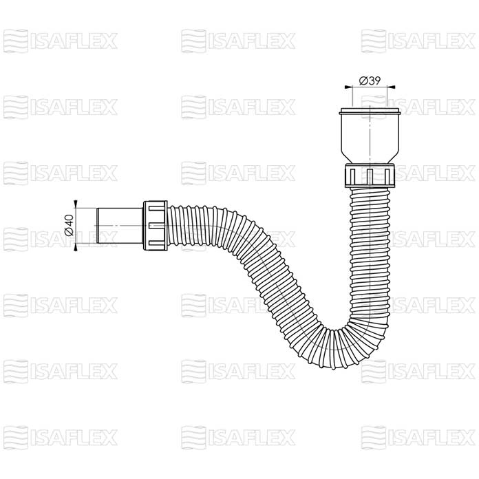 Slika Sifon za pisoar ISAFLEX (2250)