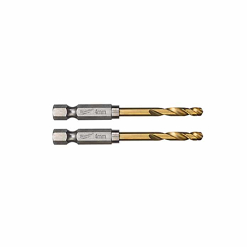 Slika Milwaukee udarna burgija za metal HSS-G TiN HEX 1/4" 4mm 2/1 48894708