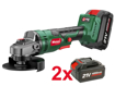 Slika Aku ugaona brusilica GP-WS 21V-LI – 125 mm, 2x 4.0Ah Li-Ion baterije