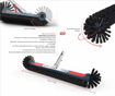 Slika CETKA ZA BAZEN SA BOCNIM CETKICAMA KOKIDO REVOLUTION 22"/56CM WB090BLKAAXXKOK