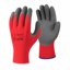 Slika BAU S zaštitne rukavice Nitril Grau – crvene rukavice sa sivim nitril premazom (9) L