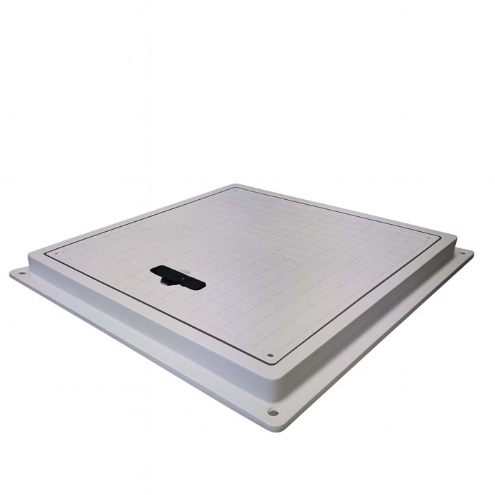 Slika Poklopac za šahtu PVC četvrtasti 550x550 mm bez rupica