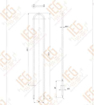 Slika Grejač TA peći MK CG-1166W – MAGNOHROM prohromski grejač Ø8.1mm