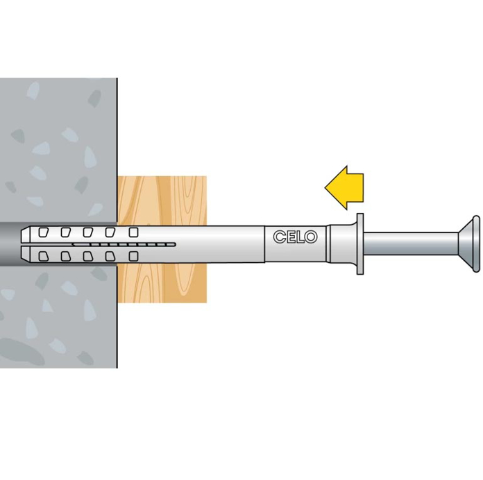 Slika CELO ukucavajući tipl NP 6x80 mm sa ekser vijkom