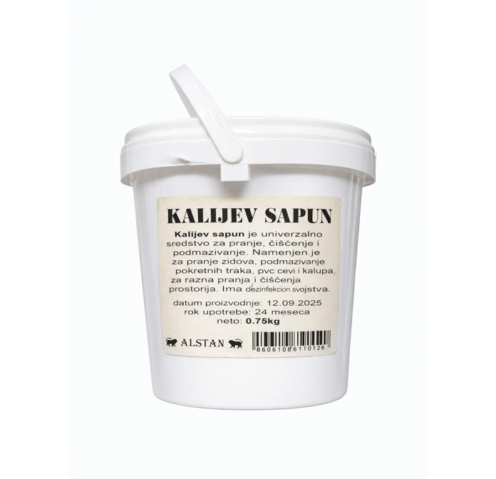 Kalijumov sapun 750g u plastičnoj kanti za čišćenje i podmazivanje