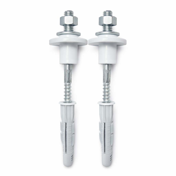 Inox šrafovi za lavabo M10 x 120 mm sa tiplovima za montažu na zid