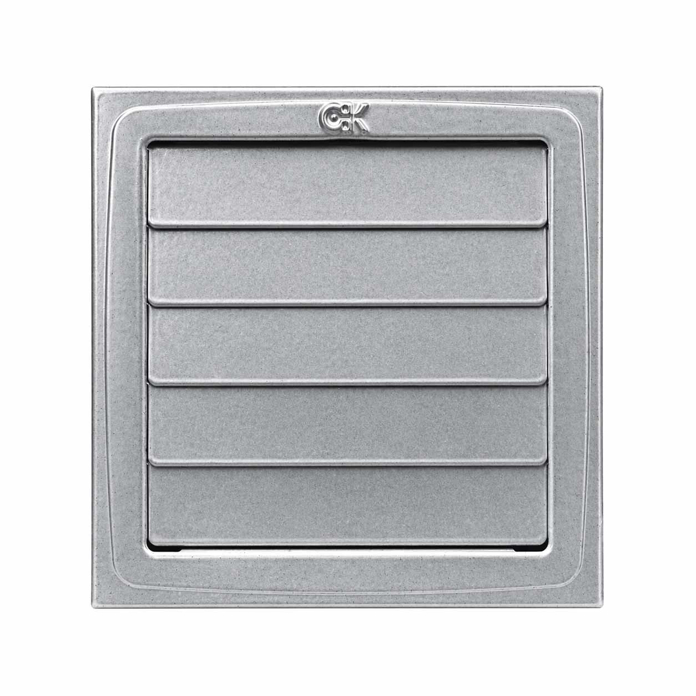 Gravitaciona ventilaciona rešetka 200x200/160 mm od pocinkovanog lima za ventilacione kanale i fasadu