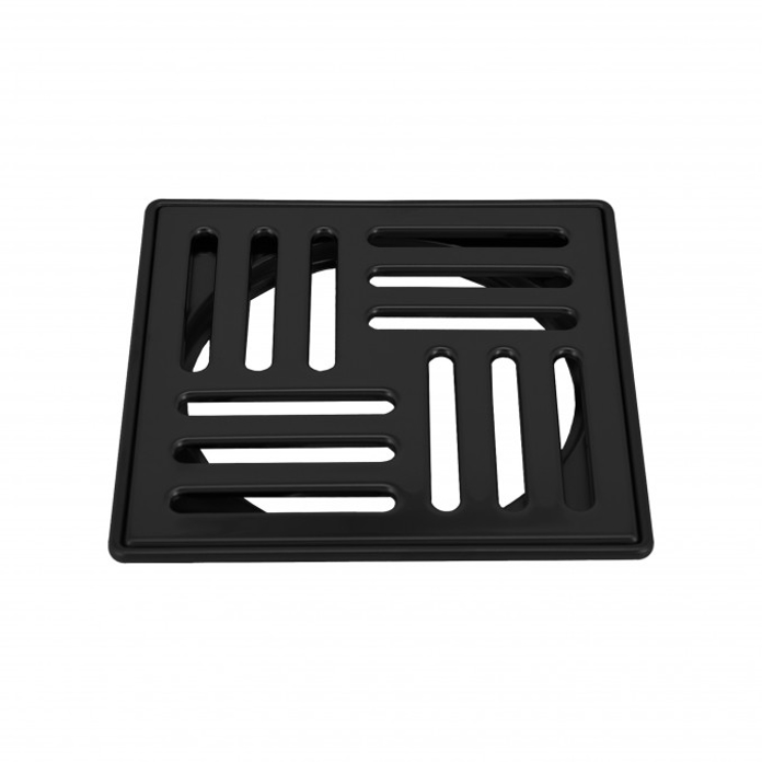 Slika Podna rešetka 150x150 crna teflon inox PROFIL M PMSQ-150MB