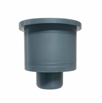 PVC slivnik za spoljne betonske česme sa vertikalnim odvodom Ø50 mm i sifonskom čašicom dubine 90 mm
