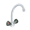 Slika Baterija Clasic za lavabo i sudoperu stojeća KF23020 dvoručna pokretni izliv 200 mm