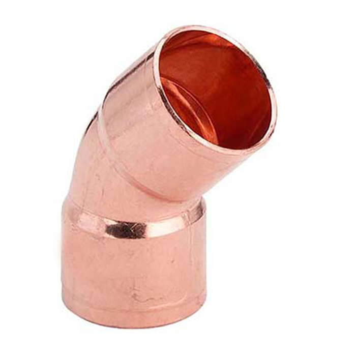 Slika Cu bakarno koleno Ø 15 - 45° D