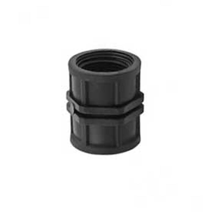 Plastični muf 3/4"x3/4" za povezivanje dva fitinga sa spoljnim navojem