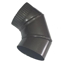 Slika Dimno koleno Ø 145 mm crno