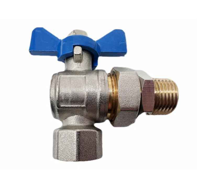 Slika Kugla ventil ugaoni 1/2" (DN15 PN25) leptir holender