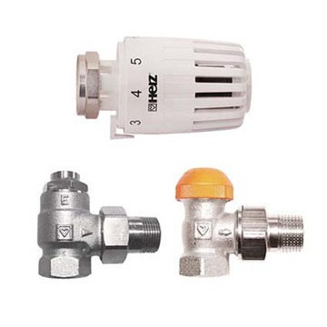 HERZ Termo SET 1/2" ugaoni V762467 sa termostatskim ventilom, navijkom i PROJECT 7260 termoglavom