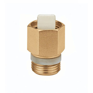 Nepovratni ventil CALEFFI 561 1/2 x 3/8 inča za automatska odzračna lončeta serije 502