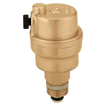 Odzračno lonče CALEFFI 1/2 inča pravo sa nepovratnim ventilom za automatsko odzračivanje sistema grejanja
