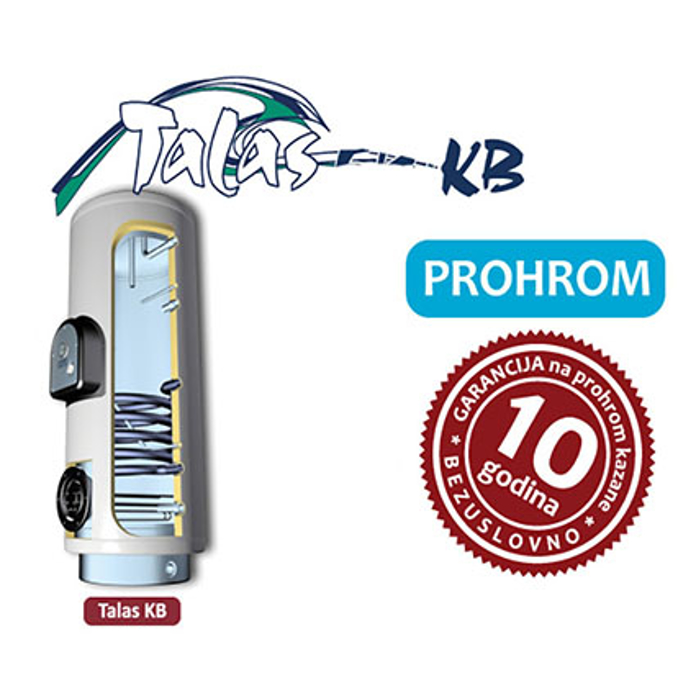 Slika Bojler ELIT TALAS KB250 podni INOX kombinovani 250L