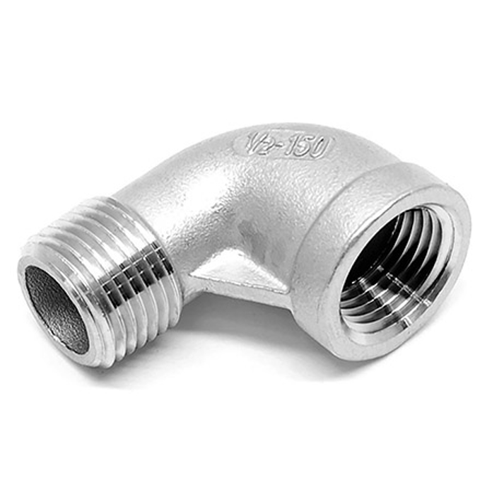 Slika Prohromsko koleno 3/8" M/Ž navoj INOX AISI 316