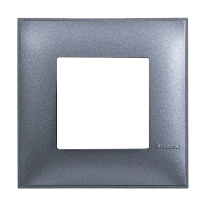 Slika Bticino Classia okvir 2M za doznu 2M plavi metal RAL 4012 R4802LM