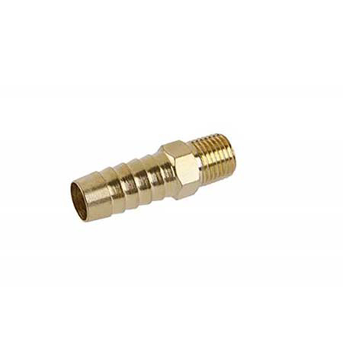 Slika Mesingana spojnica za crevo 13 mm sa spoljnim navojem 1/4" 48065